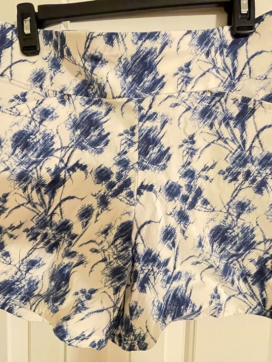 INC International Concepts Pants - INC Blue & White High Waist Women's Shorts with pockets NWT